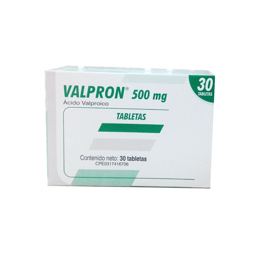 VALPRON ACIDO VALPROICO 500MG TAB X 30 